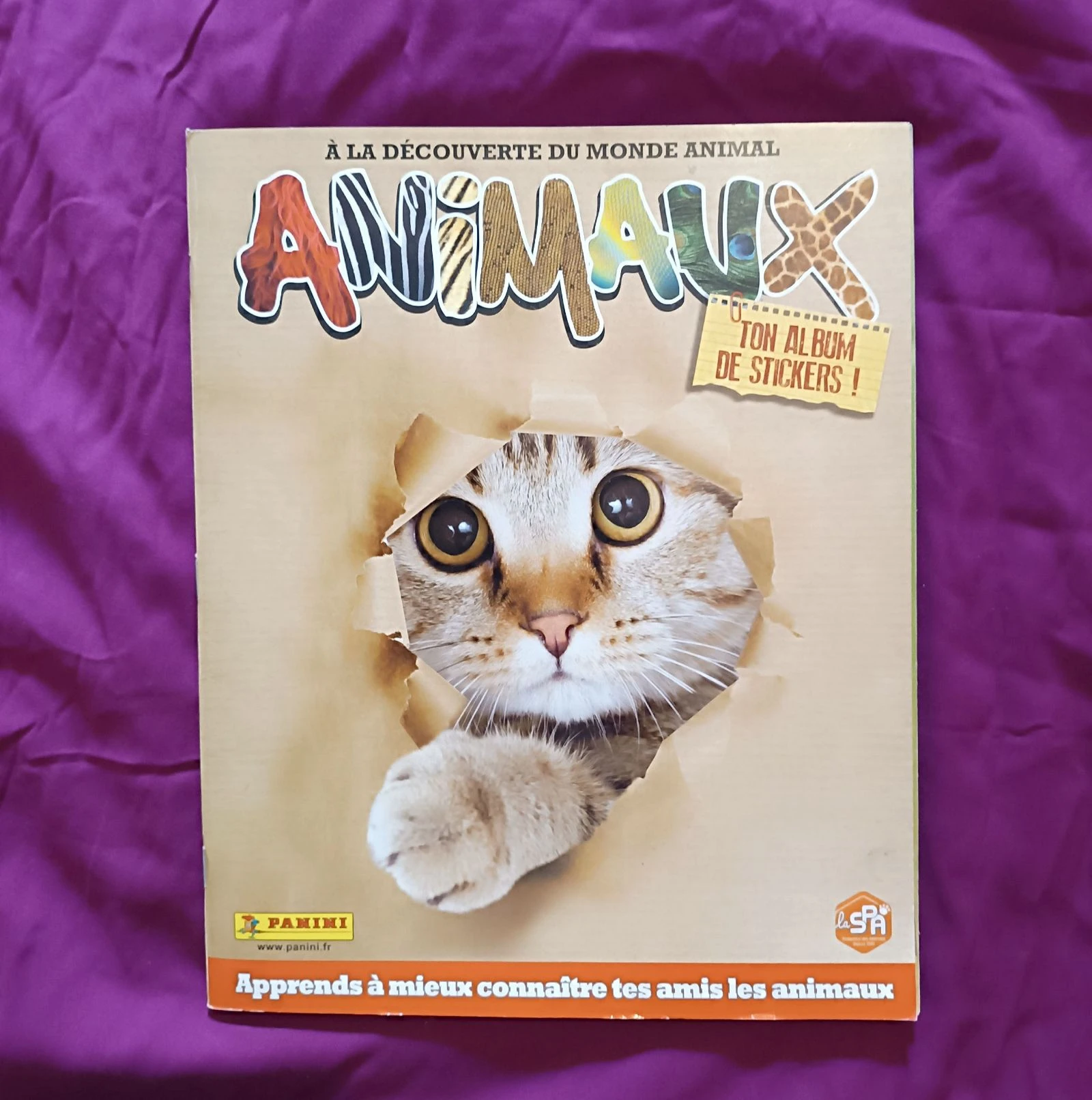 Album panini animaux 